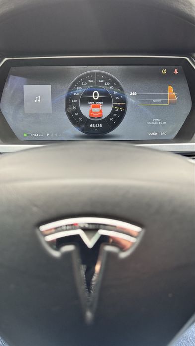 Tesla Model Тесла Модель S 2013 р 60кВт Запас ходу 300 км Автомат