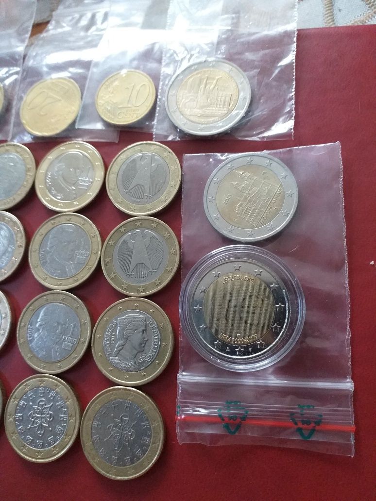 Monety 1 i 2 euro