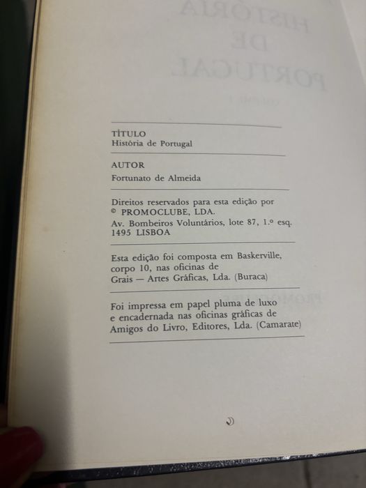 Historia de portugal de fortunato de almeida 15 volumes