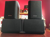 Colunas surround + central pioneer S-CR35