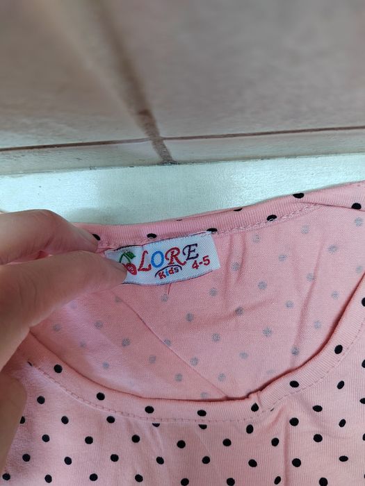 104 komplet bluzka naramki lato Myszka Miki Minnie