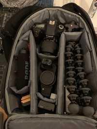 Kit Canon 80d + acessórios e mochila