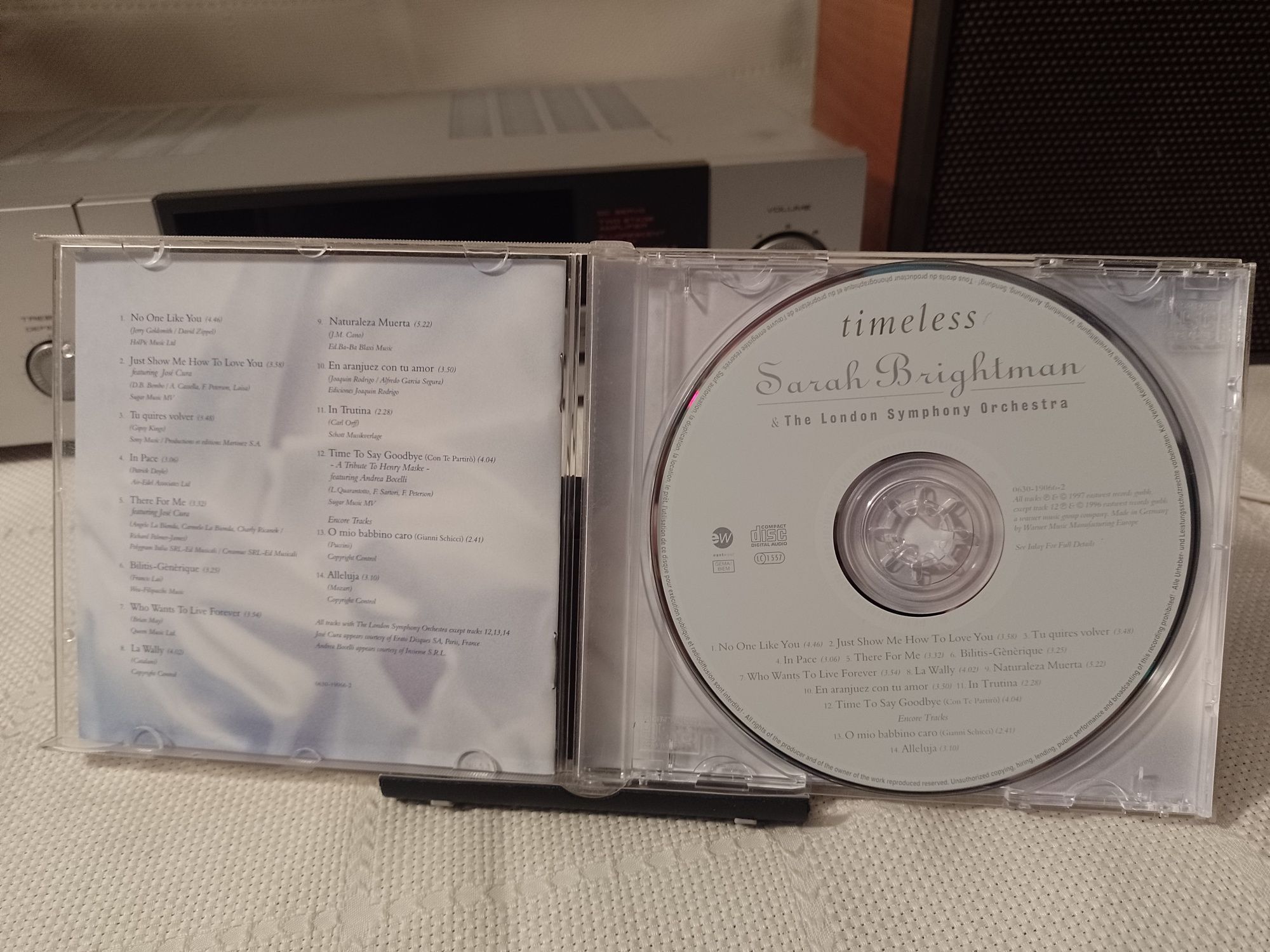 Sarah Brightman & The London Symphony Orchestra-Timeless-CD