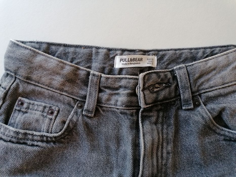 Calças de ganga cinzentas