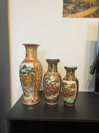 Komplet wazonów artystycznych