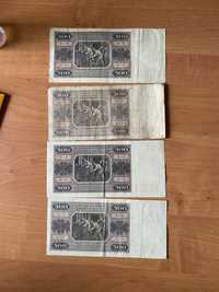 stare banknoty  z różnych okresów