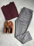 Eleganckie welniane spodnie Next XL XXL garniturowe