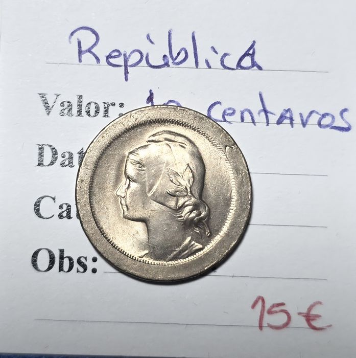 10 centavos 1921 soberba