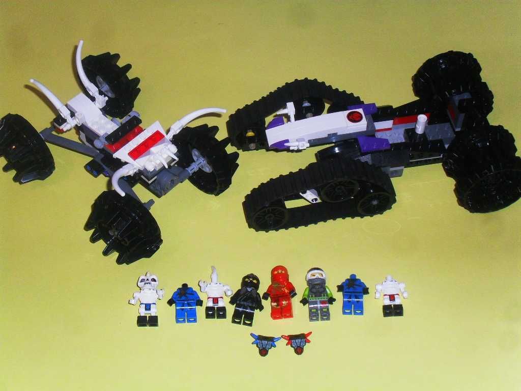 Lego ninjago Quad Nuckal Turboniszczarka 2 zestawy Kai DX Cole ZX Jay