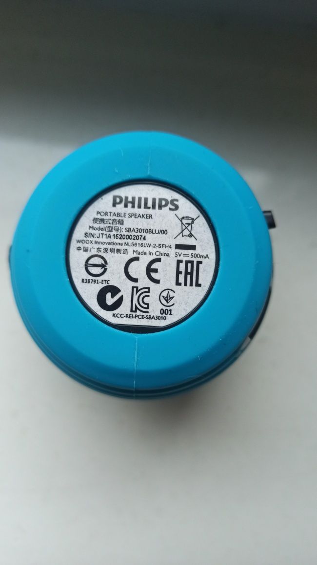 Głośnik przenośny Philips SBA3010BLU/00 niebieski