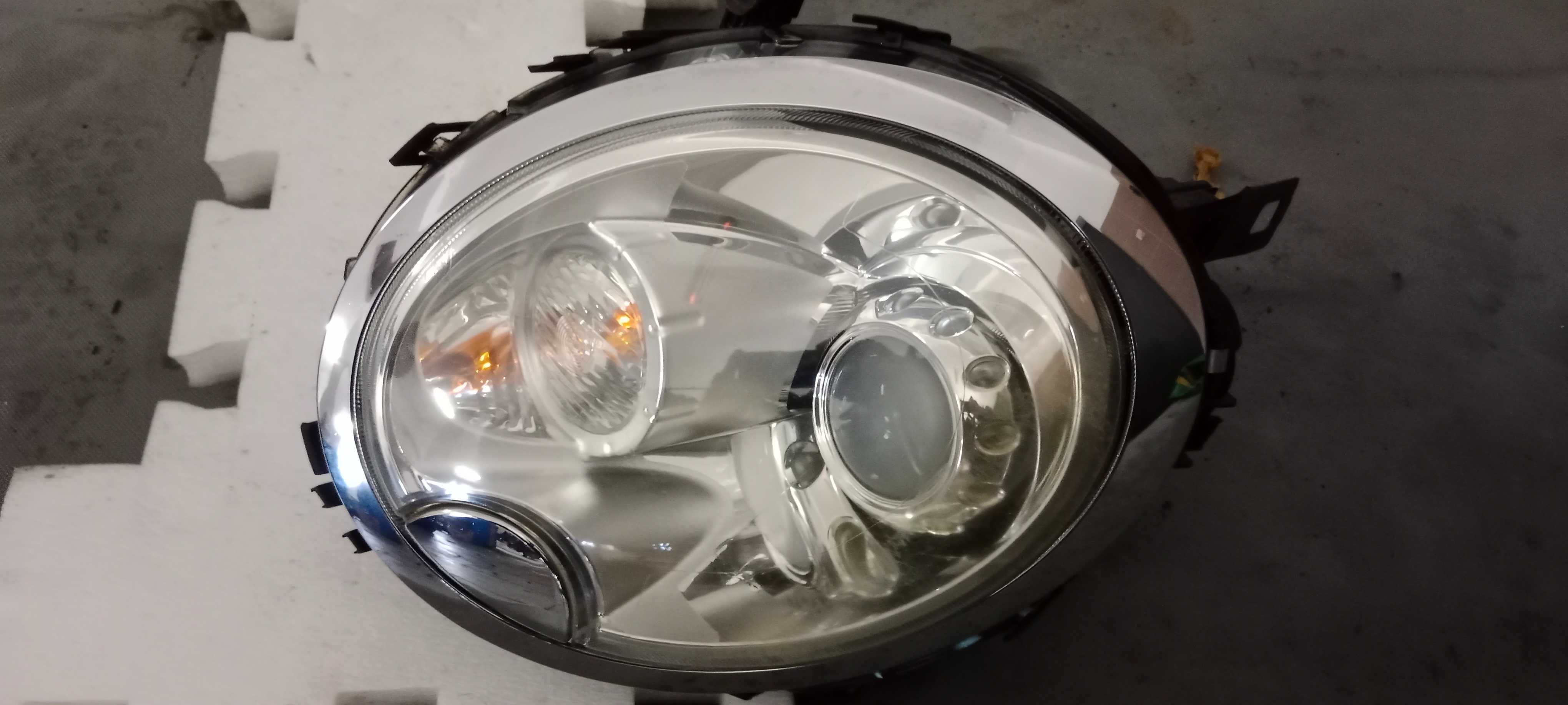 Kompletna lampa Xenon sprysk nikiel MINI COOPER R55 R56 lift