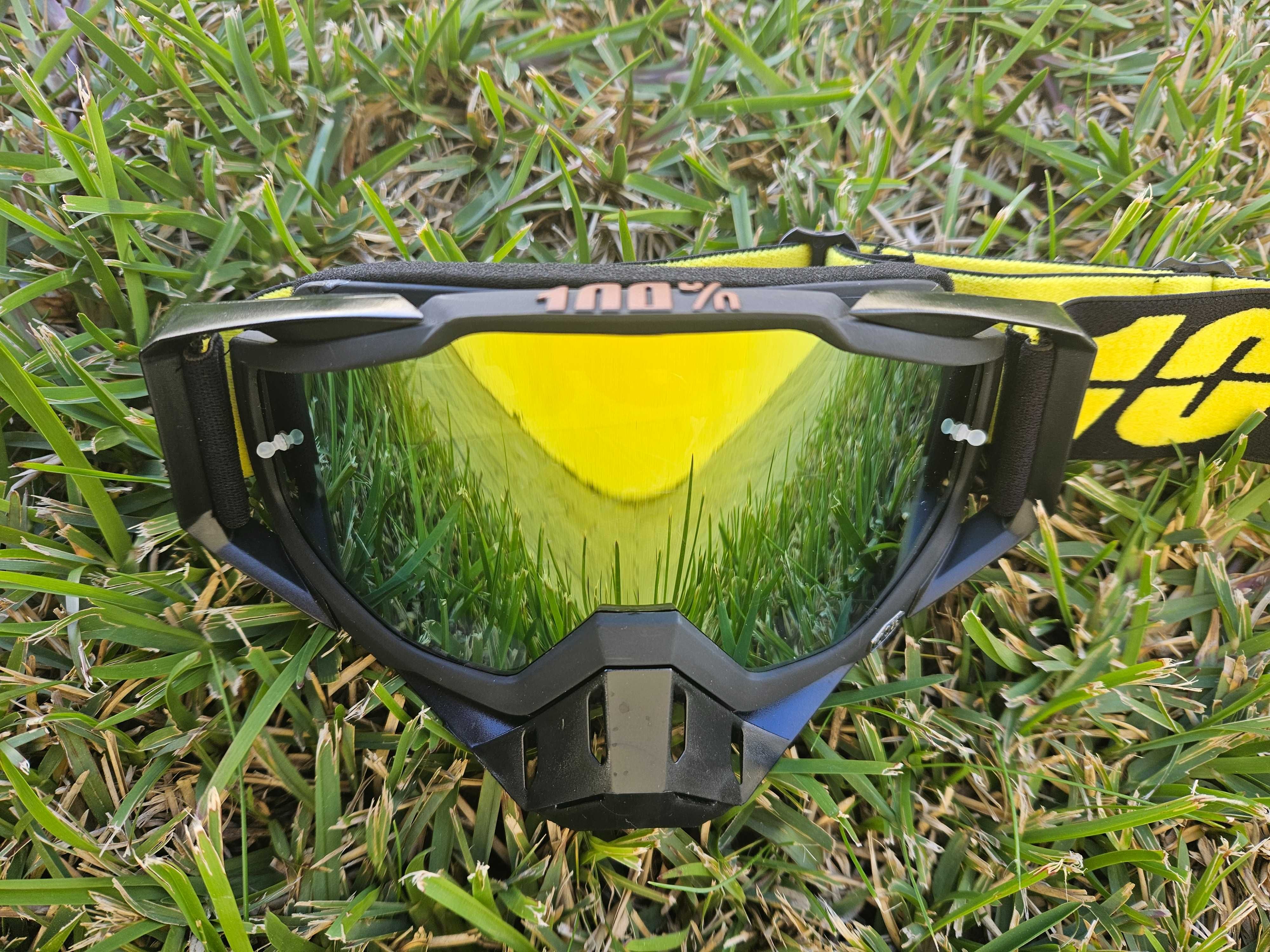 Óculos para Motocross 100% (novos)