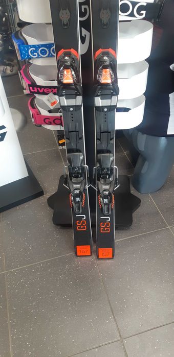 Narty Nordica Dobermann GSJ 157CM + wiązania Marker tlt race 10