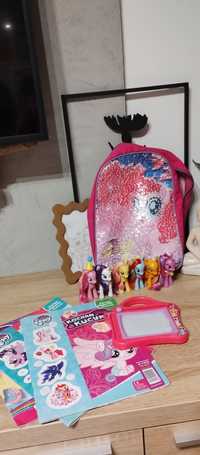 Kucyki My Little Pony wszystkie przyjaciółki i plecak