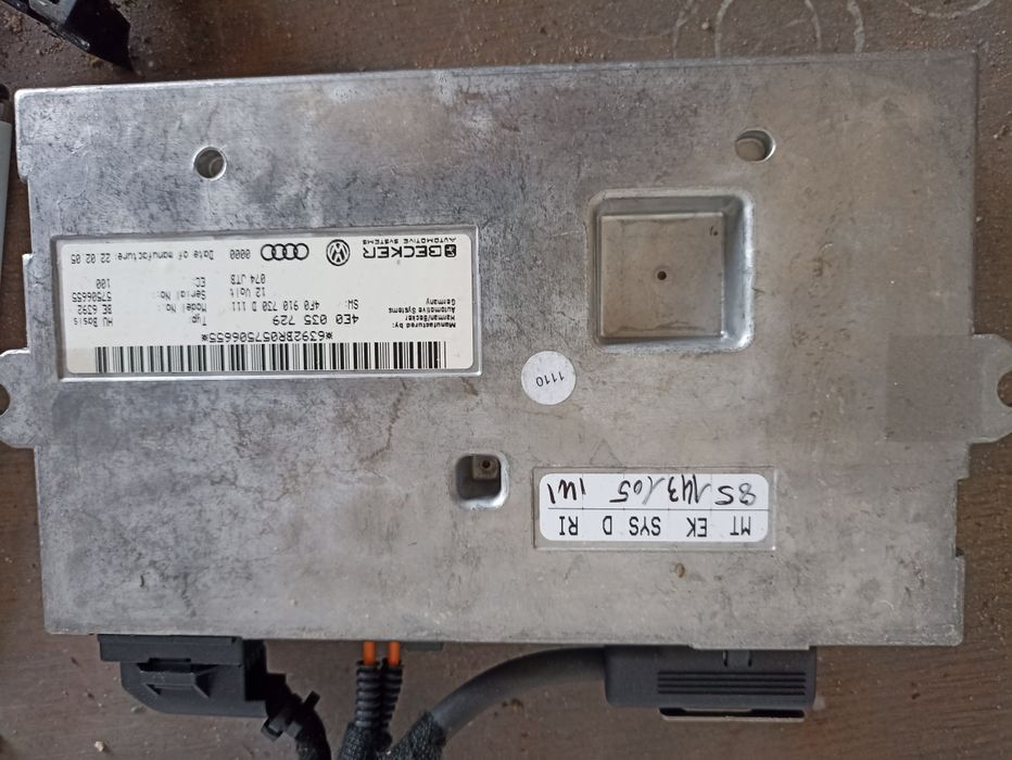 Moduł sterownik PDC czujników parkowania Audi A6 C6 gateway MMI kamera