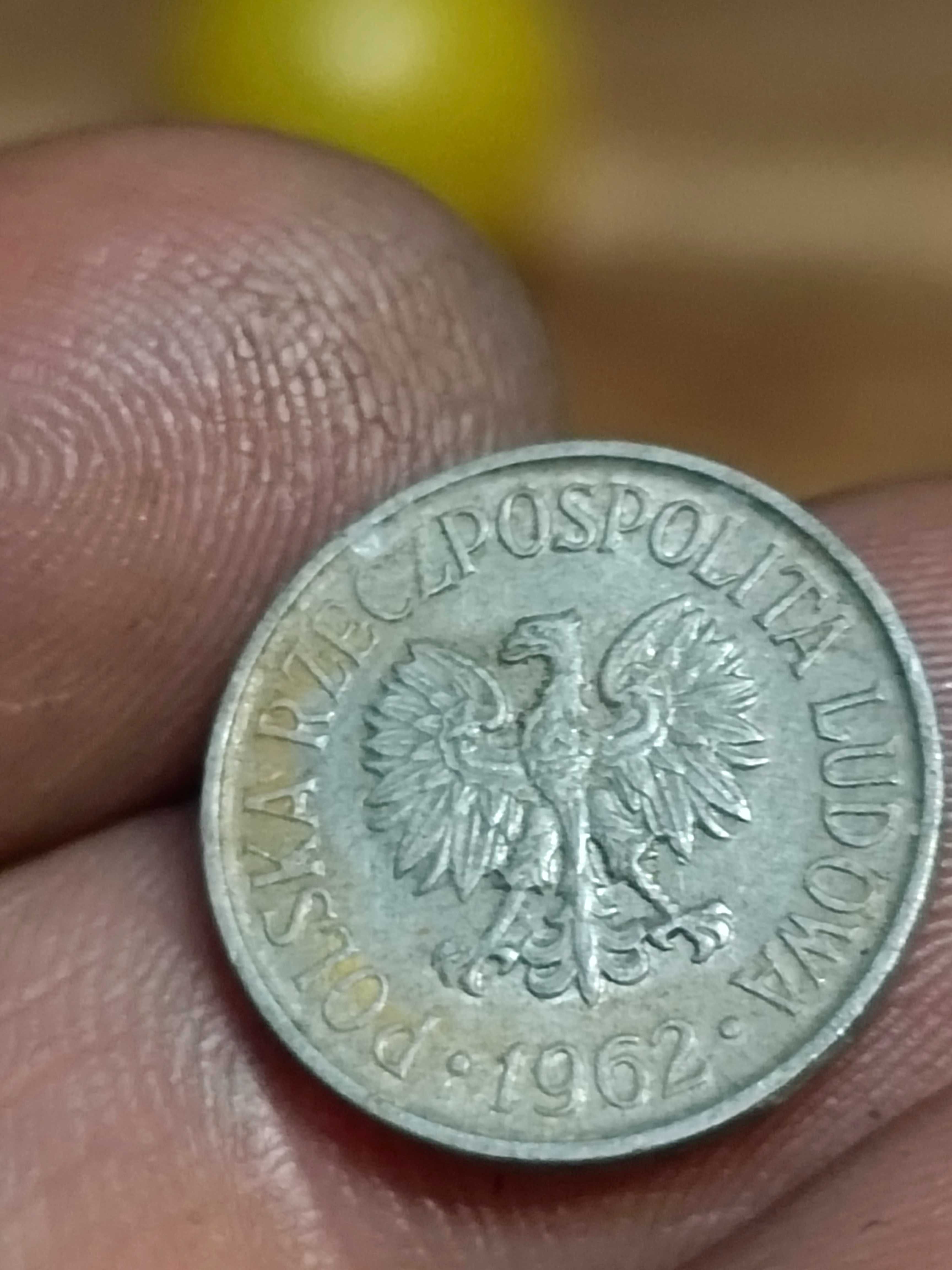 Sprzedam monete 5 groszy 1962 bez znaku mennicy