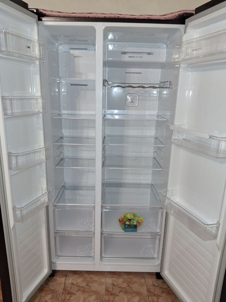 Холодильник інверторний Gorenje NRS918EMB, Side by Side, 2021 року