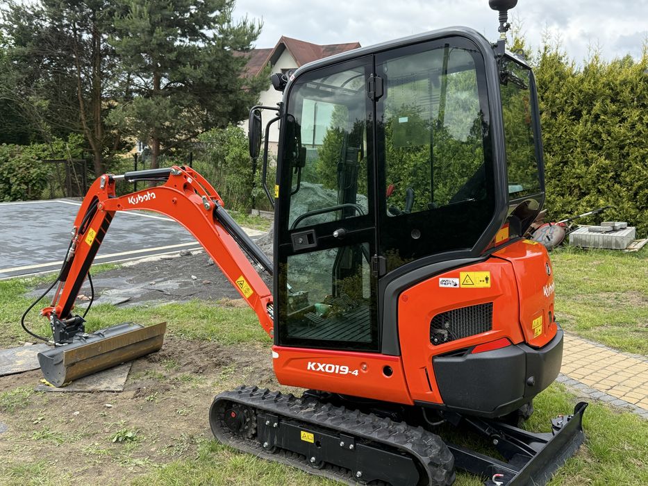 wynajem koparki kubota kx 19 bobcat CAT volvo okazja