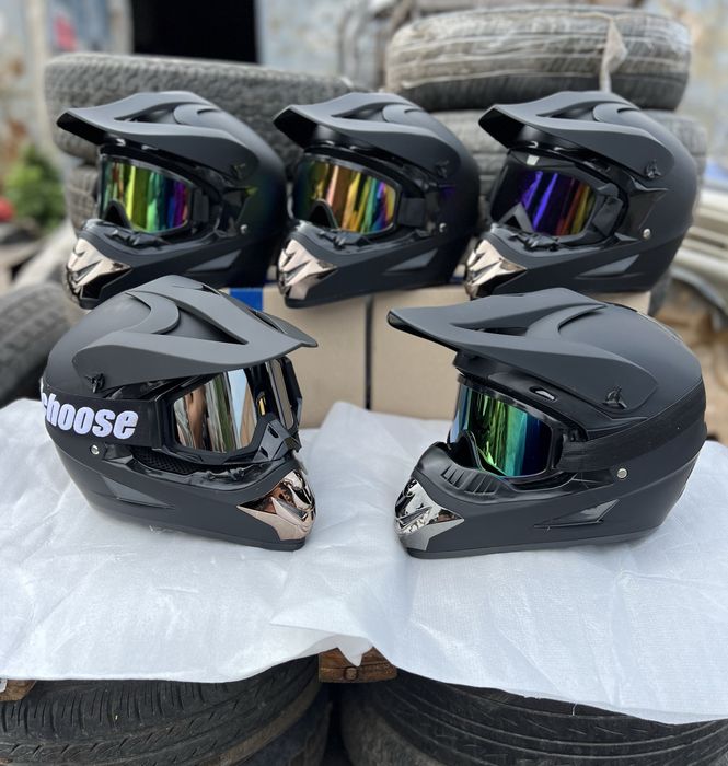 Кроссовый мото шлем эндуро!