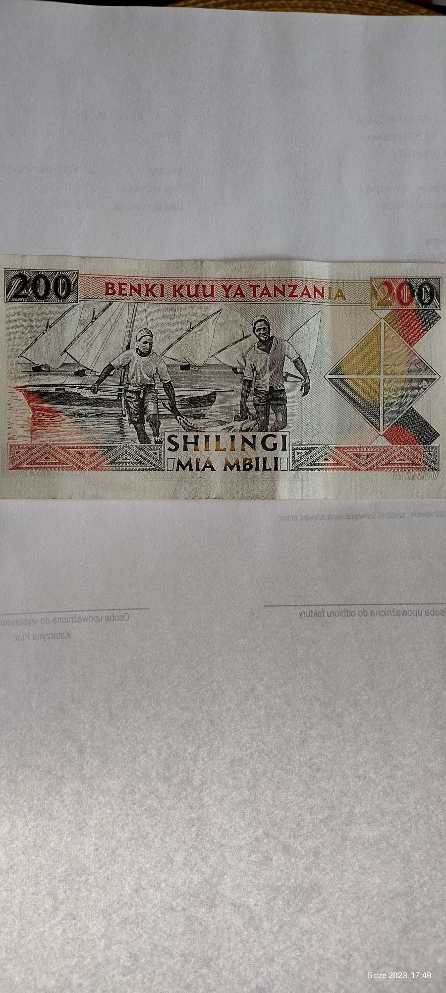 Tanzania 200 shilingów