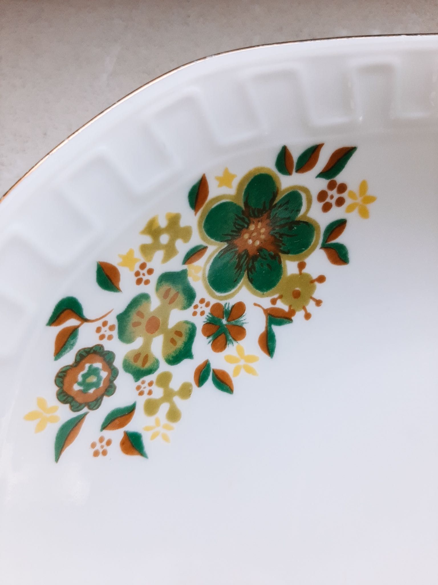 Talerze półmiski porcelana Wawel ceramika vintage