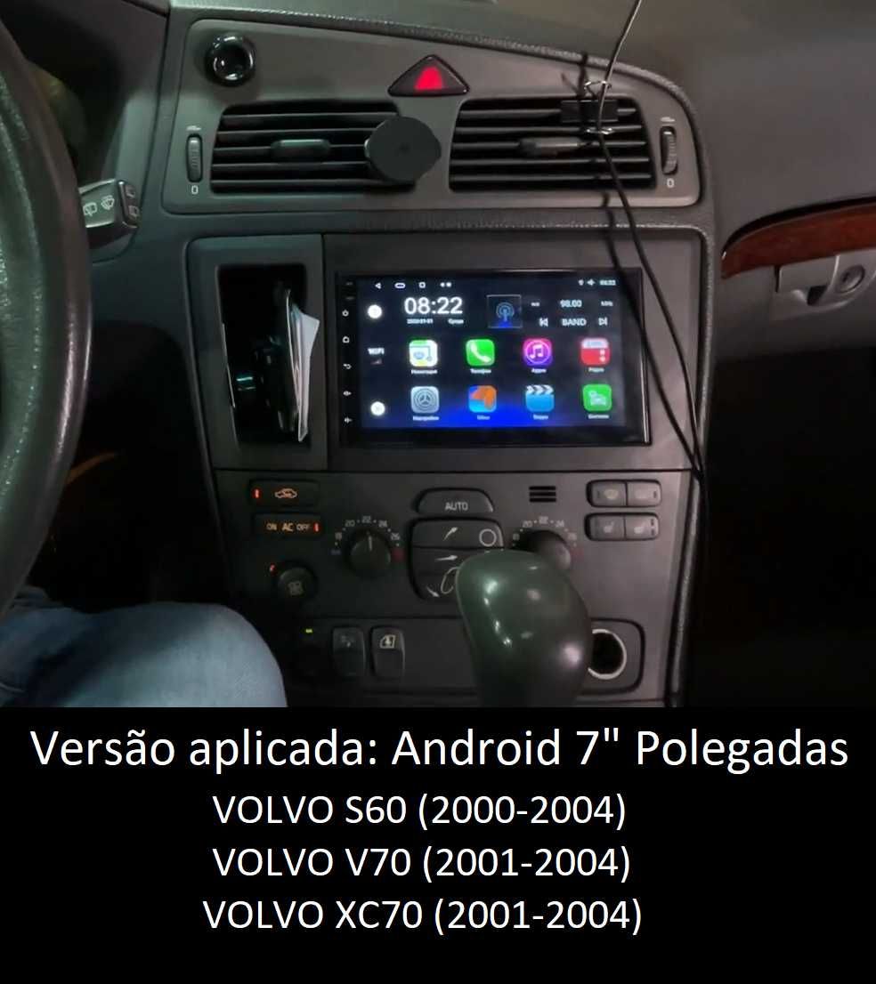 (NOVO) Rádio 2DIN • VOLVO • S60 • V70 • XC70 • Android GPS [4+32GB]