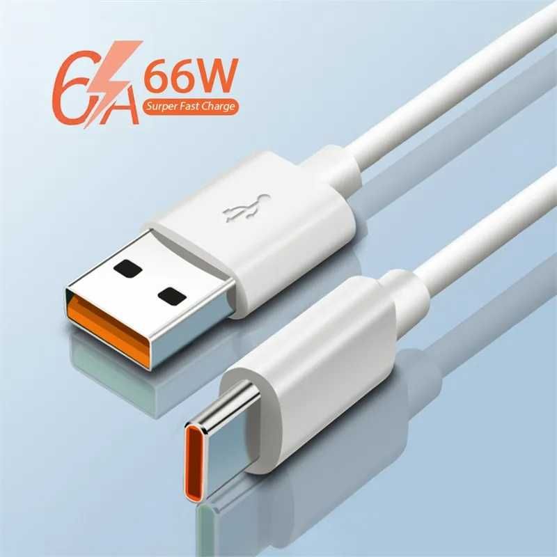 type c и micro usb кабель для быстрой зарядки 66 ват 1м / 2м Надійний