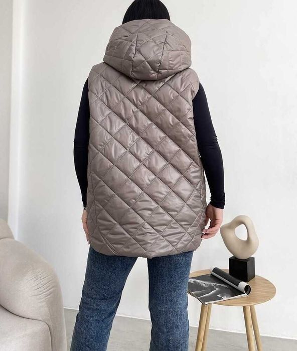 Жіноча жилетка батал стьобаний жилет р.56/58