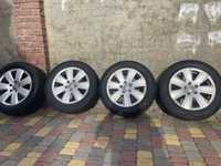 Диски титани з гумою  225/55 R16