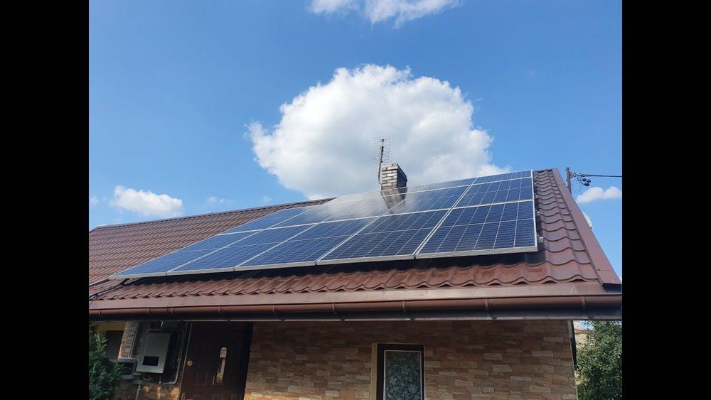 Монтаж сонячних батарей панелей . Сонячна підстанція. ВИГІДНО!