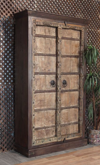 Szafa indyjska antyczna 205x45x120cm