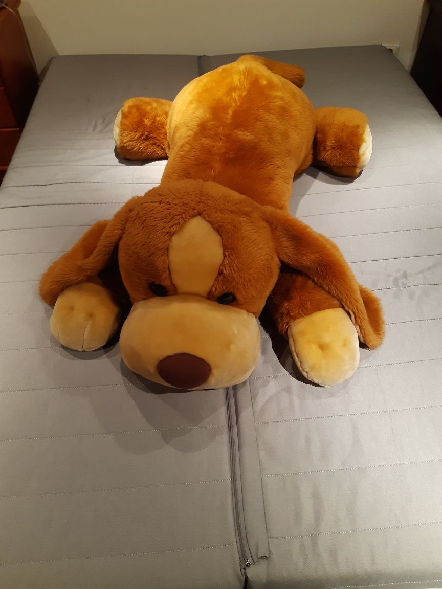 Cão peluche grande, em muito bom estado