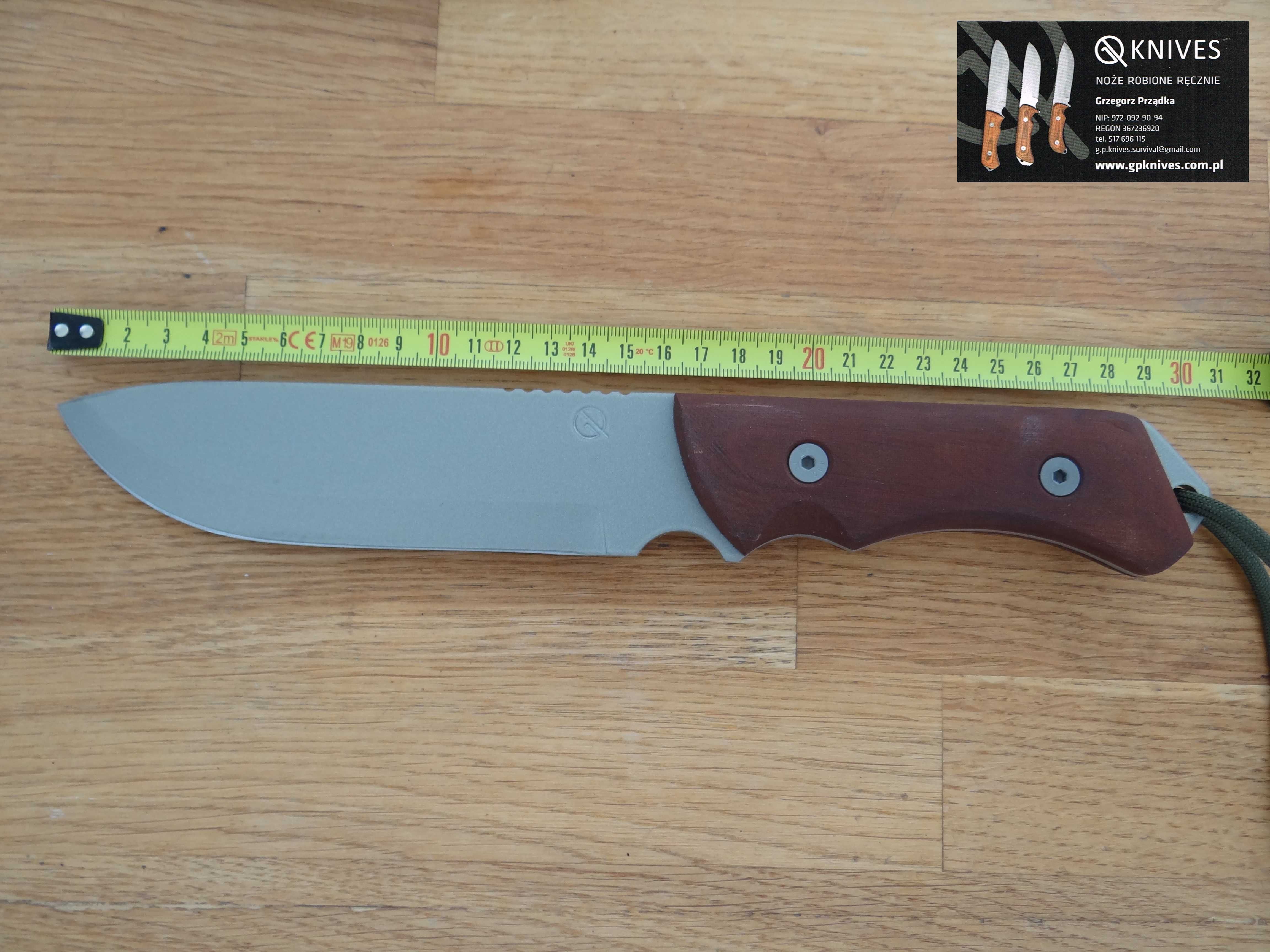 Nóż Survivalowy GP NS1 „Caiman” kamuflaż wzór 93 Grzegorz Prządka