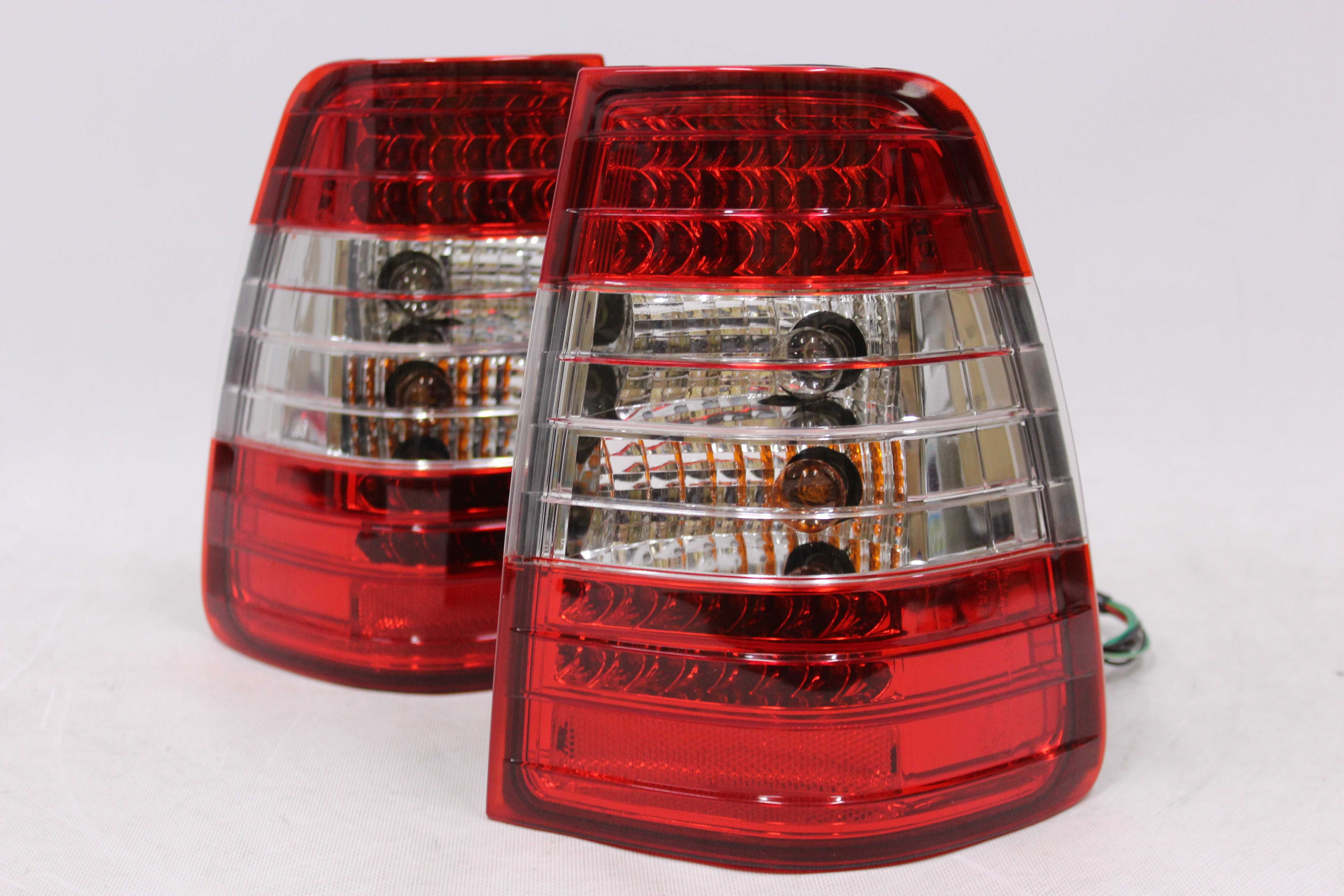 Lampy światła tył tylne MERCEDES W124 KOMBI 85-95 Led Tuning RED IGŁA