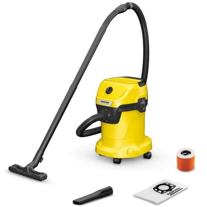 Odkurzacz Bezworkowy Karcher Wd3 Duża Moc Turbo Xl