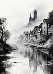 Plakat 64x90cm Mglisty Refleks