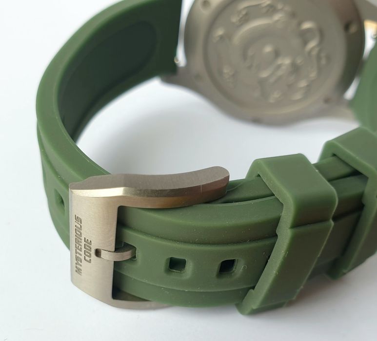 Zegarek tytanowy pilot dragon automat Seiko TMI NH-35a szafirowe szkło