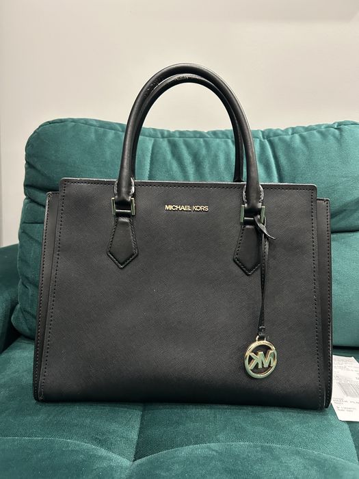 Czarna torba Shopper Michael Kors