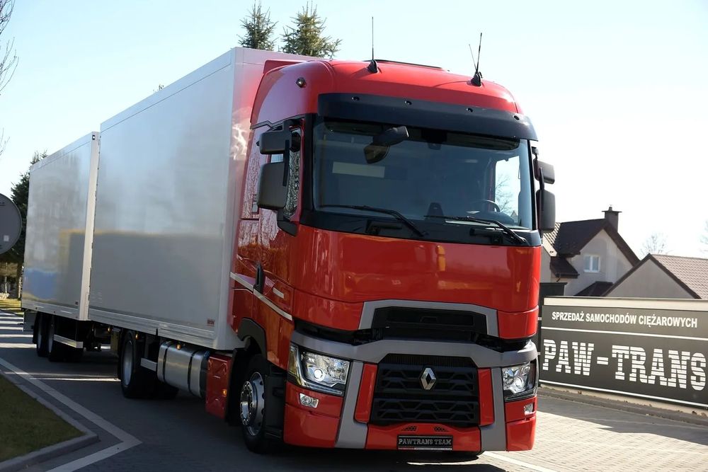 Renault T440 HIGH ///* 2021///* ZESTAW///* TANDEM///* IZOTERMA///* KONTENER///* PLANDEX///* 7.70+7.70///* STAN BARDZO DOBRY