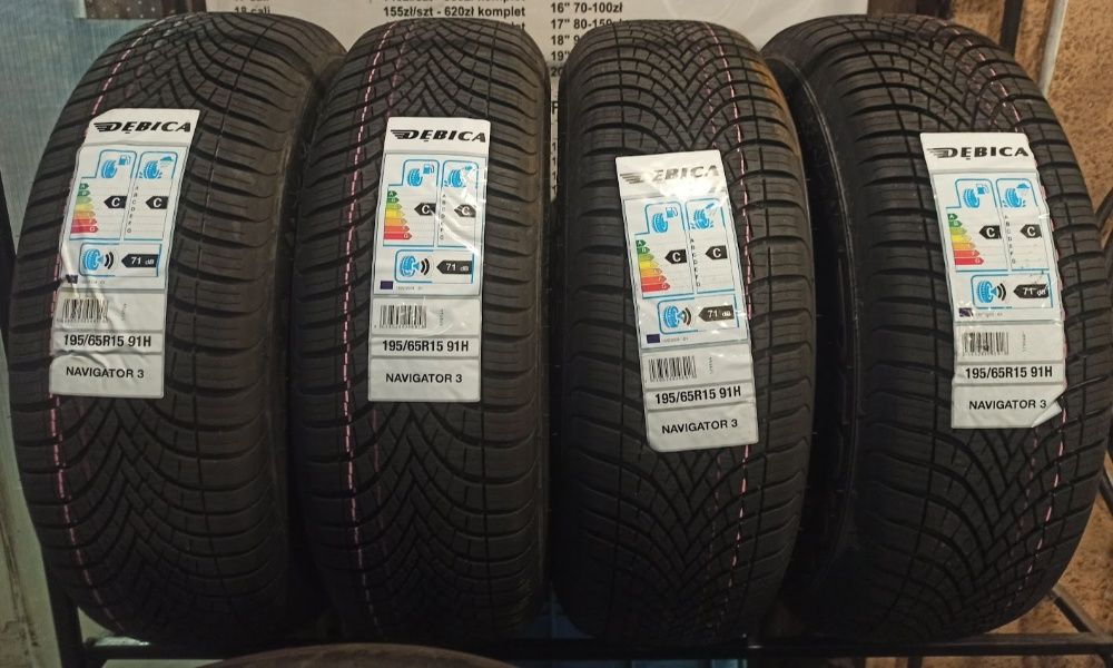 195/65R15 Dębica Navigator 3 nowy model cztery opony całoroczne 2023r