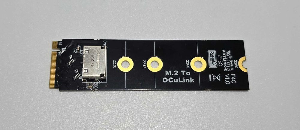 Stacja OCuLink do laptopa, adapter M.2 + kabel