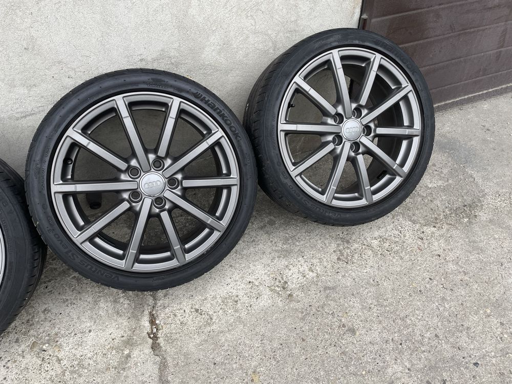 Koła, Felgi 5x112 18” Oryginał Audi a3 8v, Grafit
