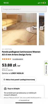 Panele podłogowe weenen nowe zapakowane