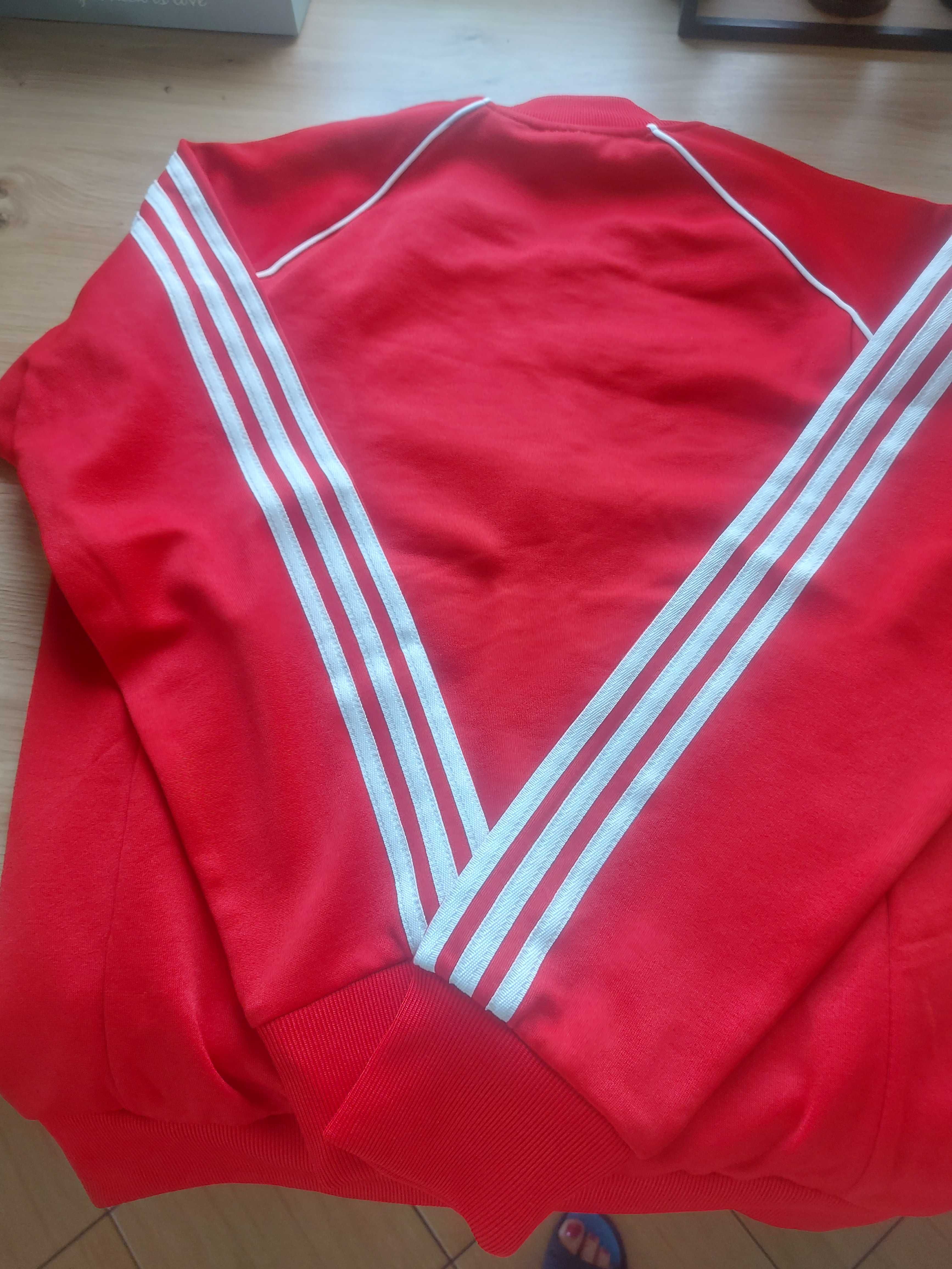 Bluza adidas czerwona roz. S