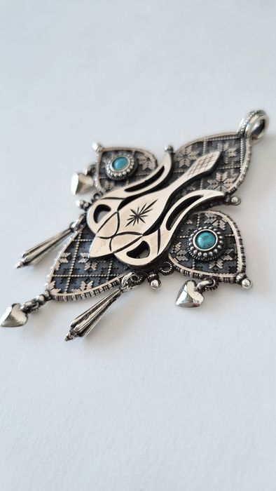 Крест серебро в Этническом Украинском  стиле