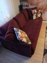 Sofa CLARC II Black Red White