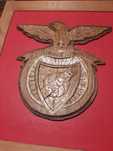Quadro Benfica em madeira
