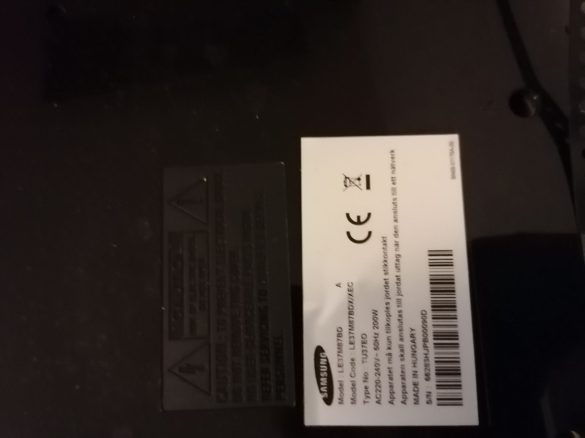 TV Samsung 40"..