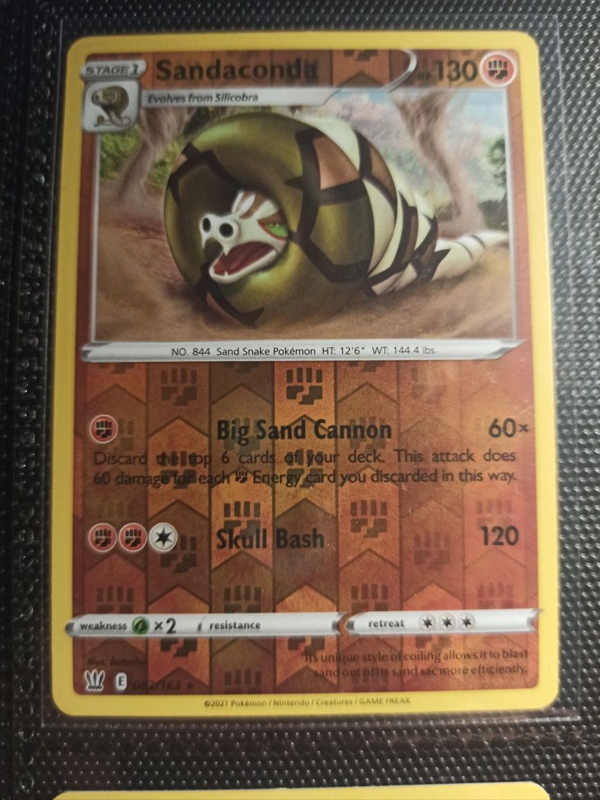 Pokemon TCG karta Sandaconda 082/163 Reverse Holo Rare