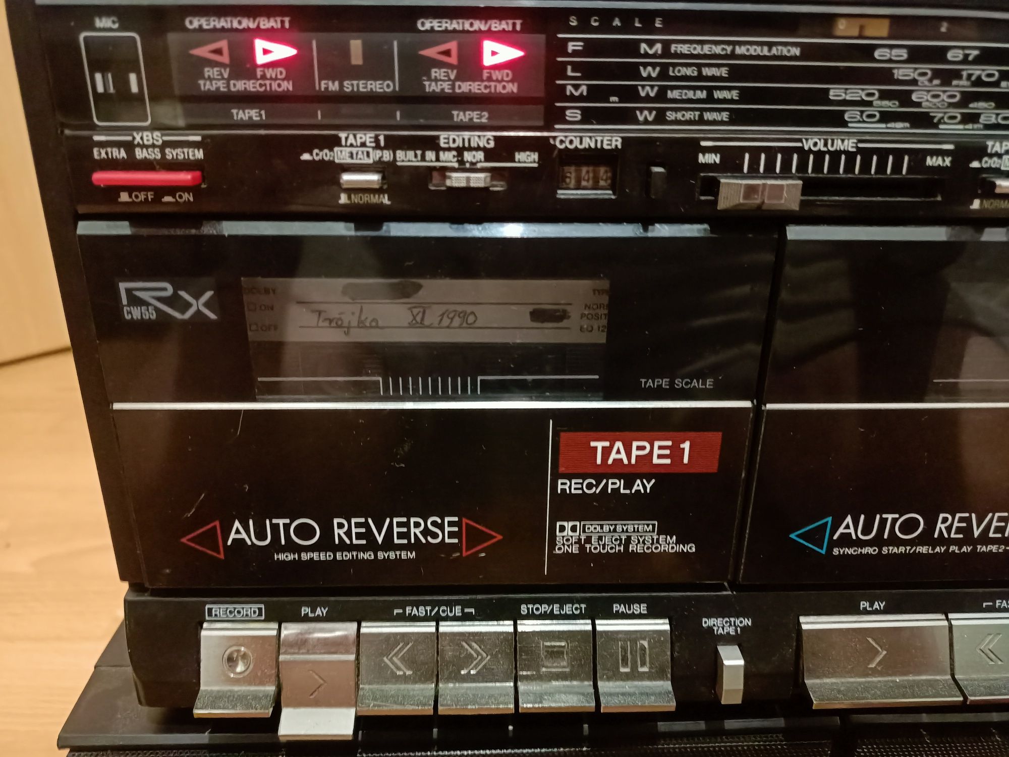 SPRAWNY Radiomagnetofon Panasonic RX-CW55L